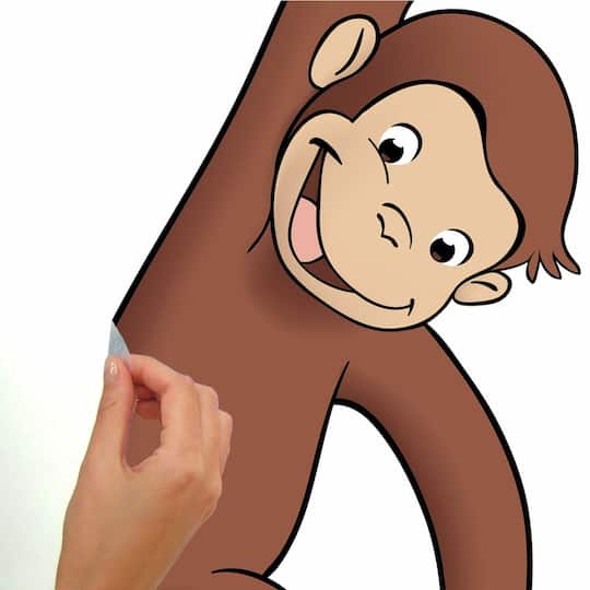 RoomMates Curious George Peel & Stick Giant Wall Decal